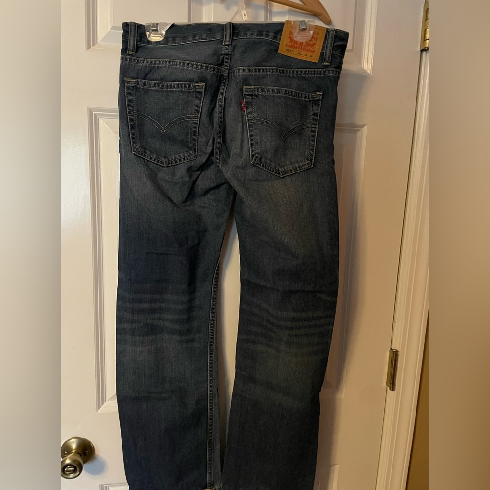 Levi Regular Fit Blue Jeans 28 x28 - Picture 2 of 2